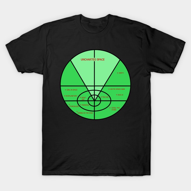 Audio Drama Space Map T-Shirt by Twintertainment